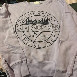 Lavender Wilderness Graphic Sweatshirt
